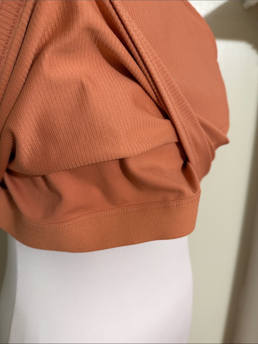 Champion Rust Ribbed Halter Tank Top - Picture 3 of 4
